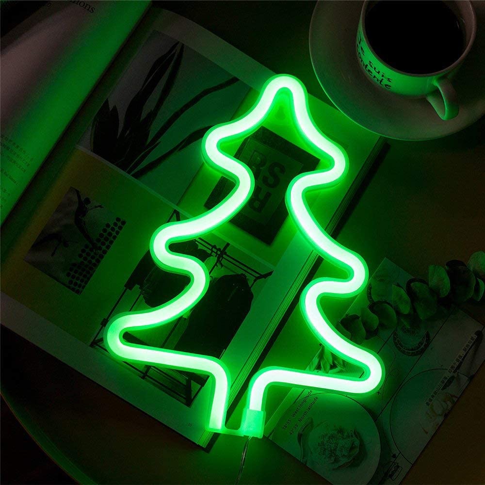 Christmas Tree LED Neon Light for Party Supplies
