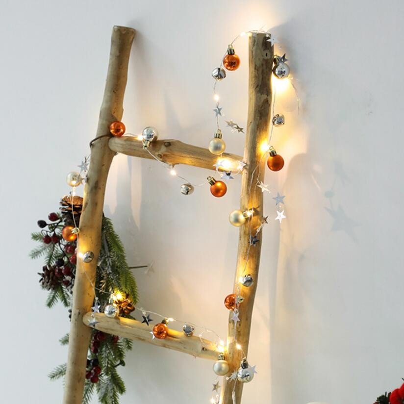 2M 20LEDs Christmas Bubble Balls String Light Battery Operated