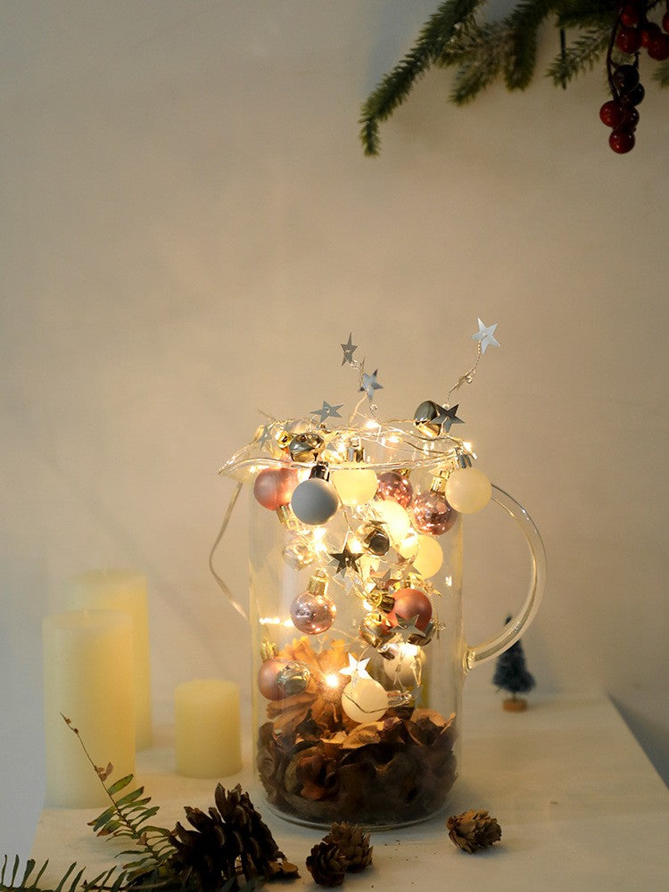 2M 20LEDs Christmas Bubble Balls String Light Battery Operated