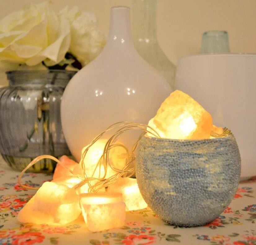 20LED Himalayan Salt Fairy Light Indoor Decorative Hanging Lights USB And Battery Operated