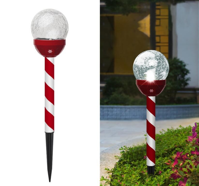 3X Solar Powered Garden Stake Light Waterproof