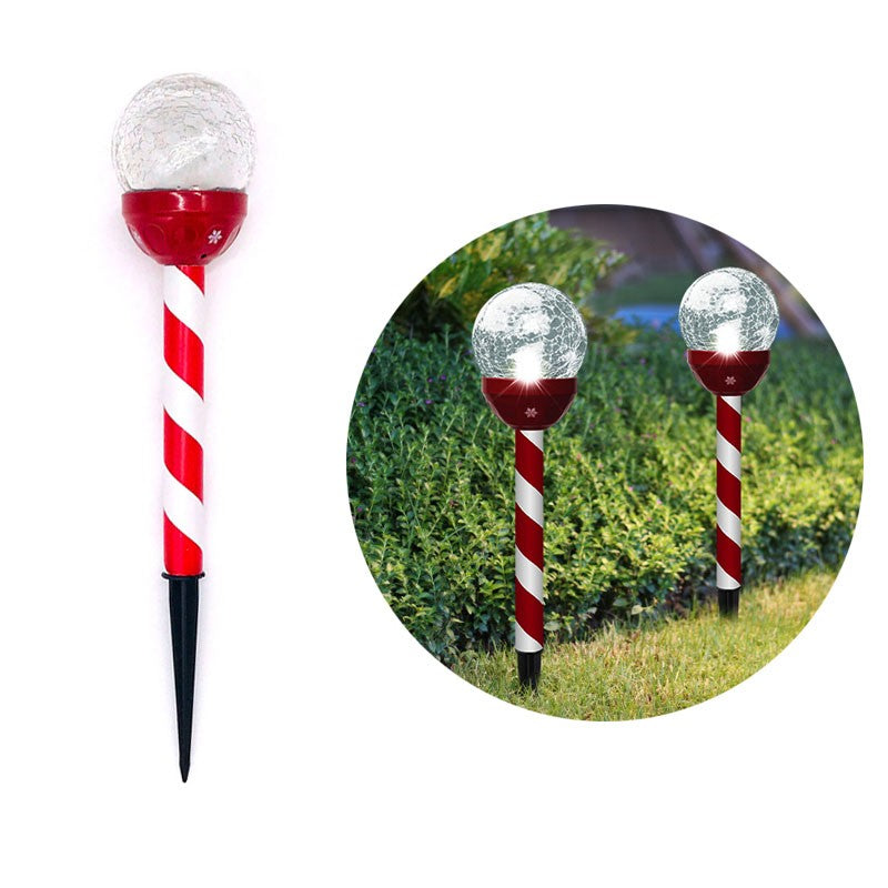 3X Solar Powered Garden Stake Light Waterproof