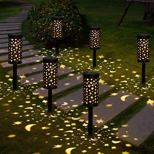 Waterproof Solar Lamp Lantern Pathway Garden Stake Light
