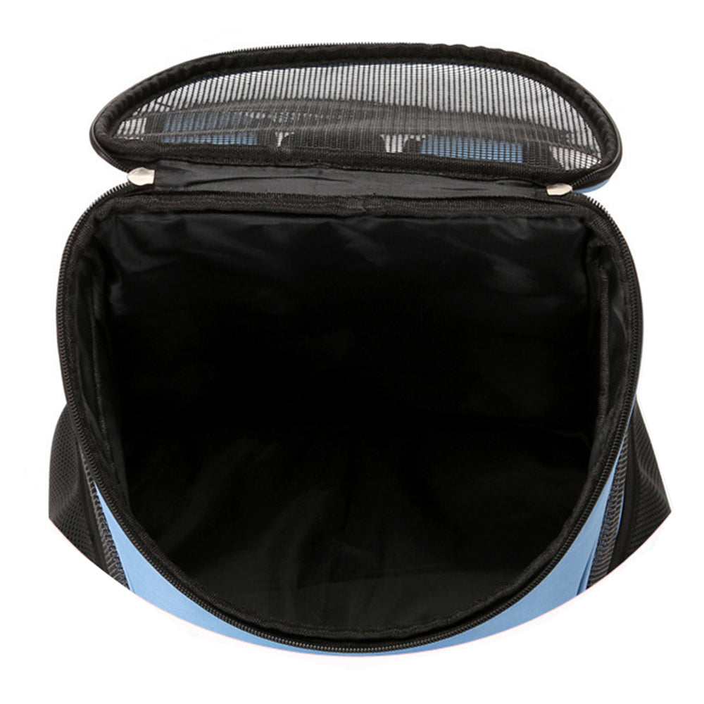 Pet Carrier Bag Outdoor Travel Space Backpack Blue