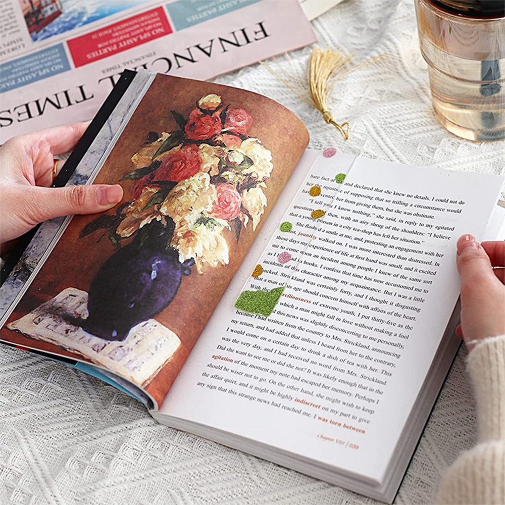 Set of 30Pcs DIY Blank Acrylic Bookmark with Tassel