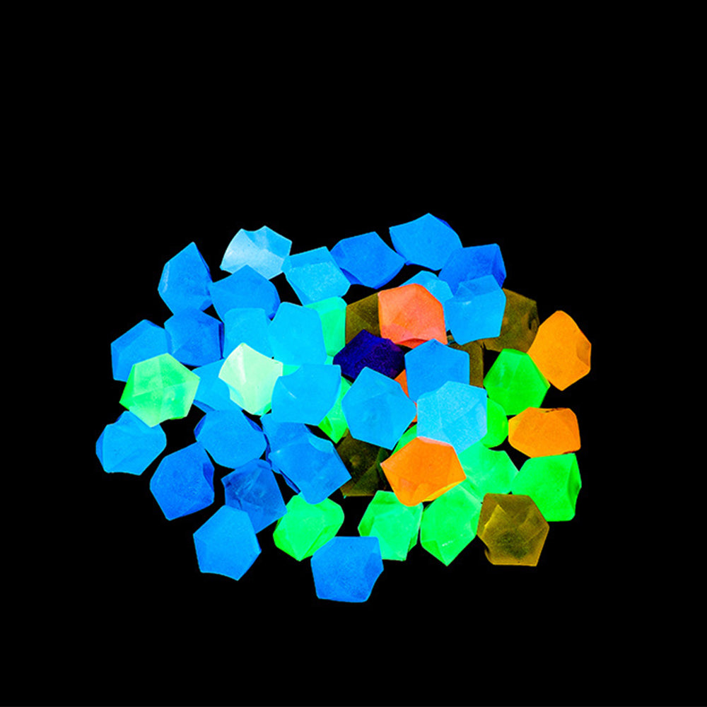 300pcs Luminous Glowing Pebbles Stones