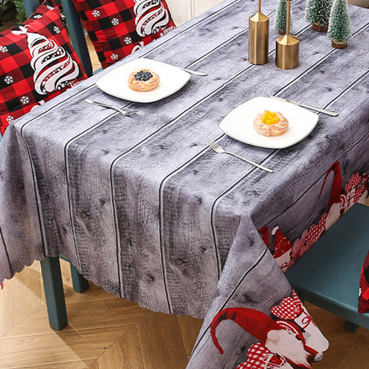 Christmas Print Tablecloth Xmas Decor Style 3