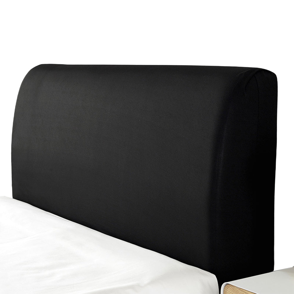 1.8m Elastic Bed Headboard Cover Black
