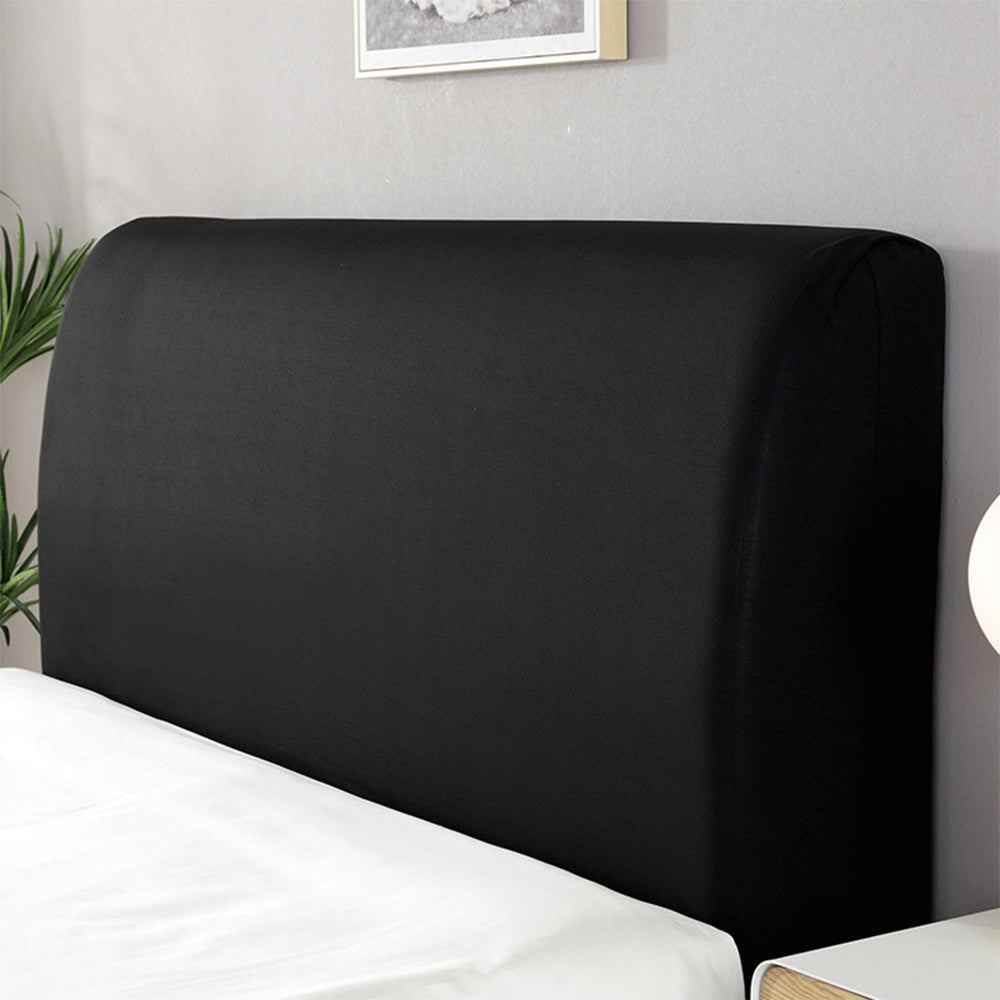 1.8m Elastic Bed Headboard Cover Black