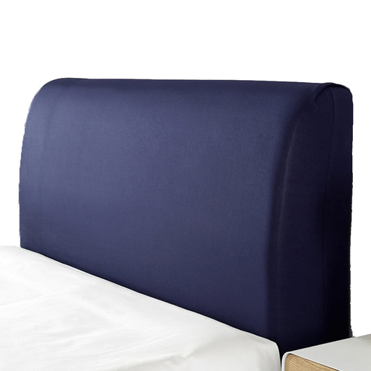 2.2m Elastic Bed Headboard Cover Navy Blue