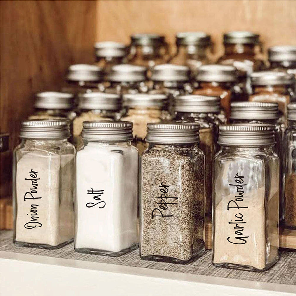 2 X 276pcs Kitchen Spice Herb Jar Labels Stickers