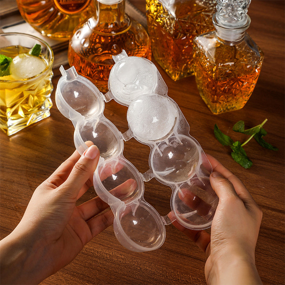 2Pcs Ice Cube Maker Mold Ice Ball Tray