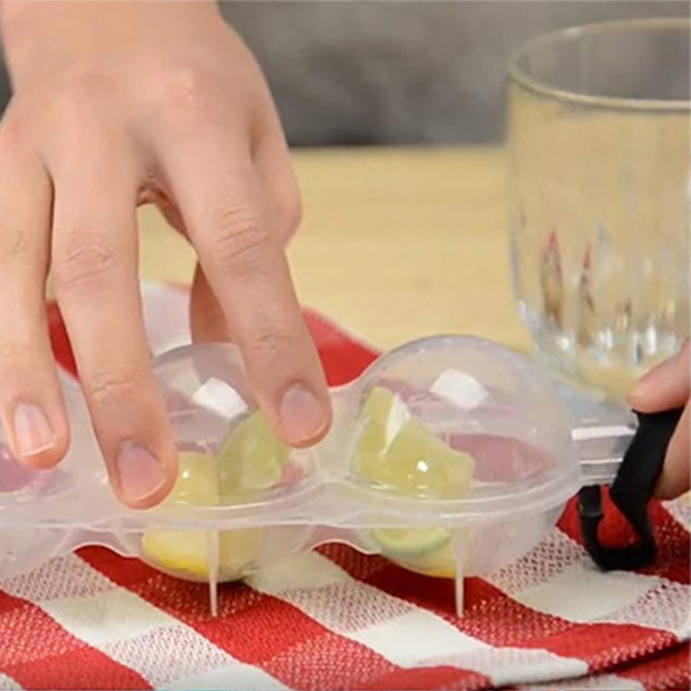 2Pcs Ice Cube Maker Mold Ice Ball Tray