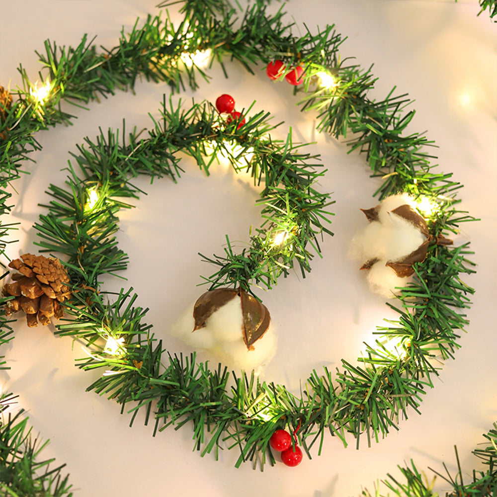 2M Christmas Pine Cone String Lights