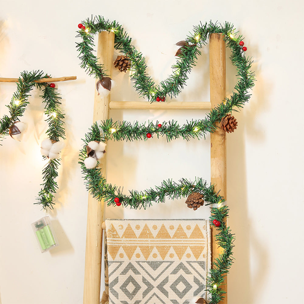 2M Christmas Pine Cone String Lights