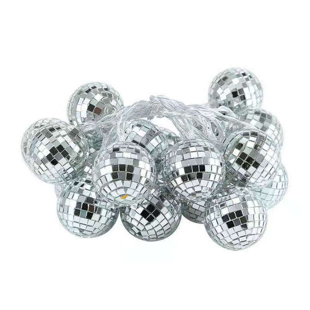 3M LED Mosaic Mirror Disco Balls String Lights Multicolor Light