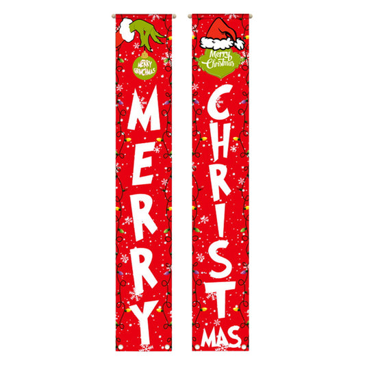 Christmas Banner Xmas Porch Sign Banners Style 1