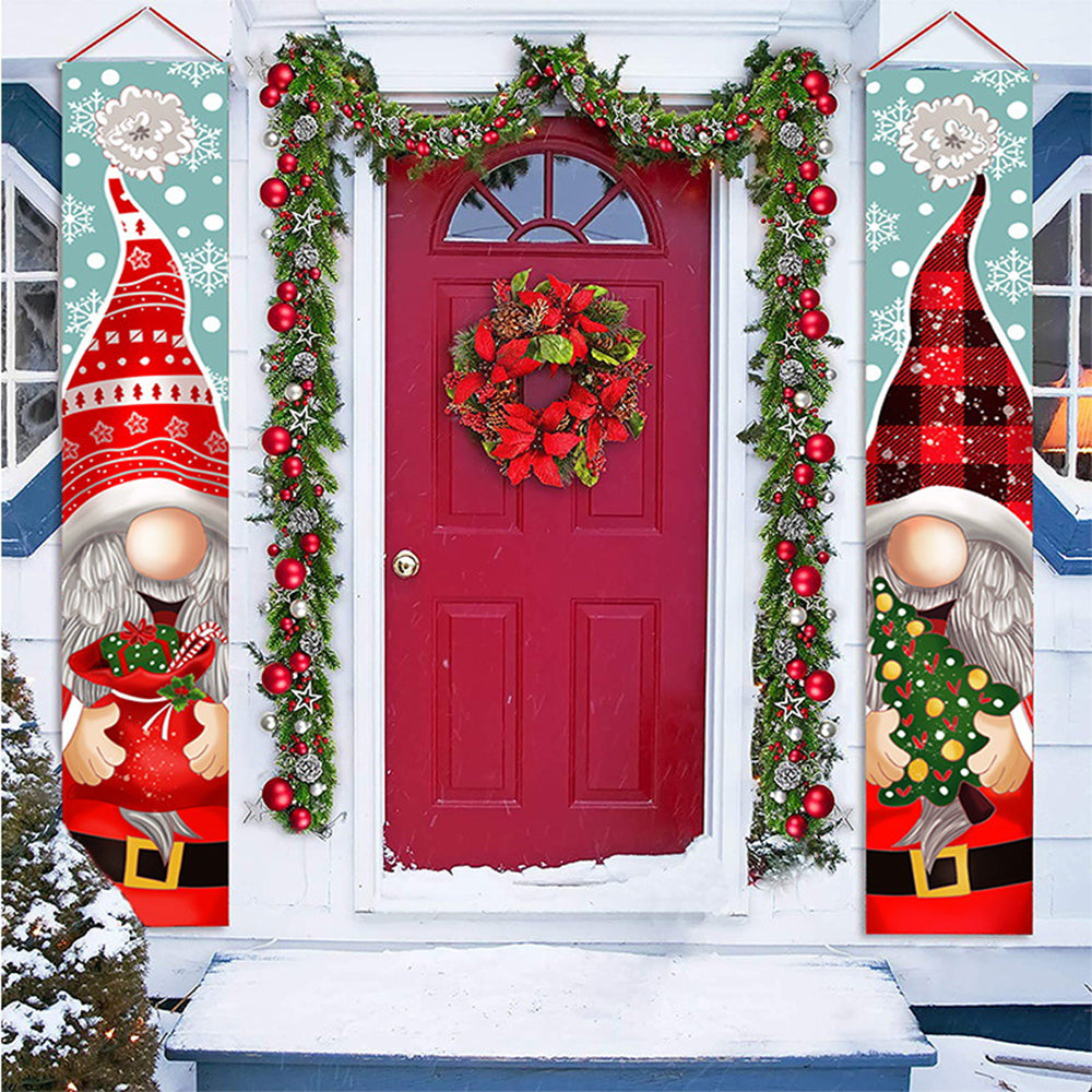 Christmas Banner Xmas Porch Sign Banners Style 2