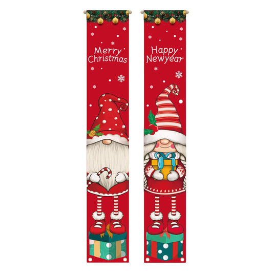 Christmas Banner Xmas Porch Sign Banners Style 3