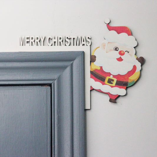 Christmas Door Corner Decoration Style 1