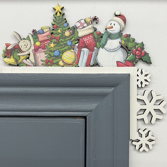 Christmas Door Corner Decoration Style 3