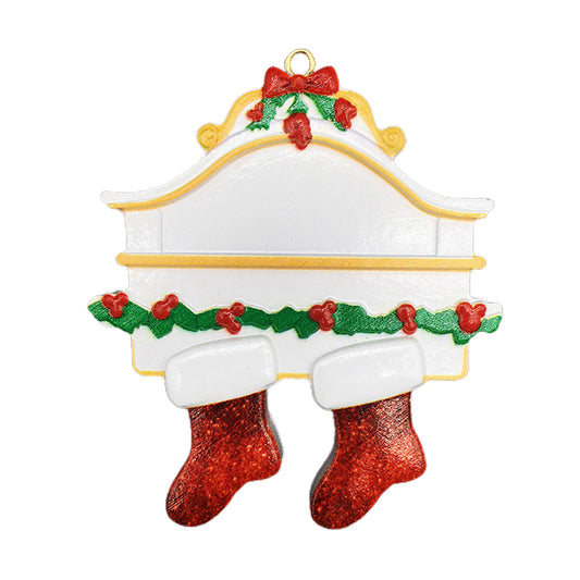 Family of 2 DIY Christmas Ornament Xmas Tree Pendant