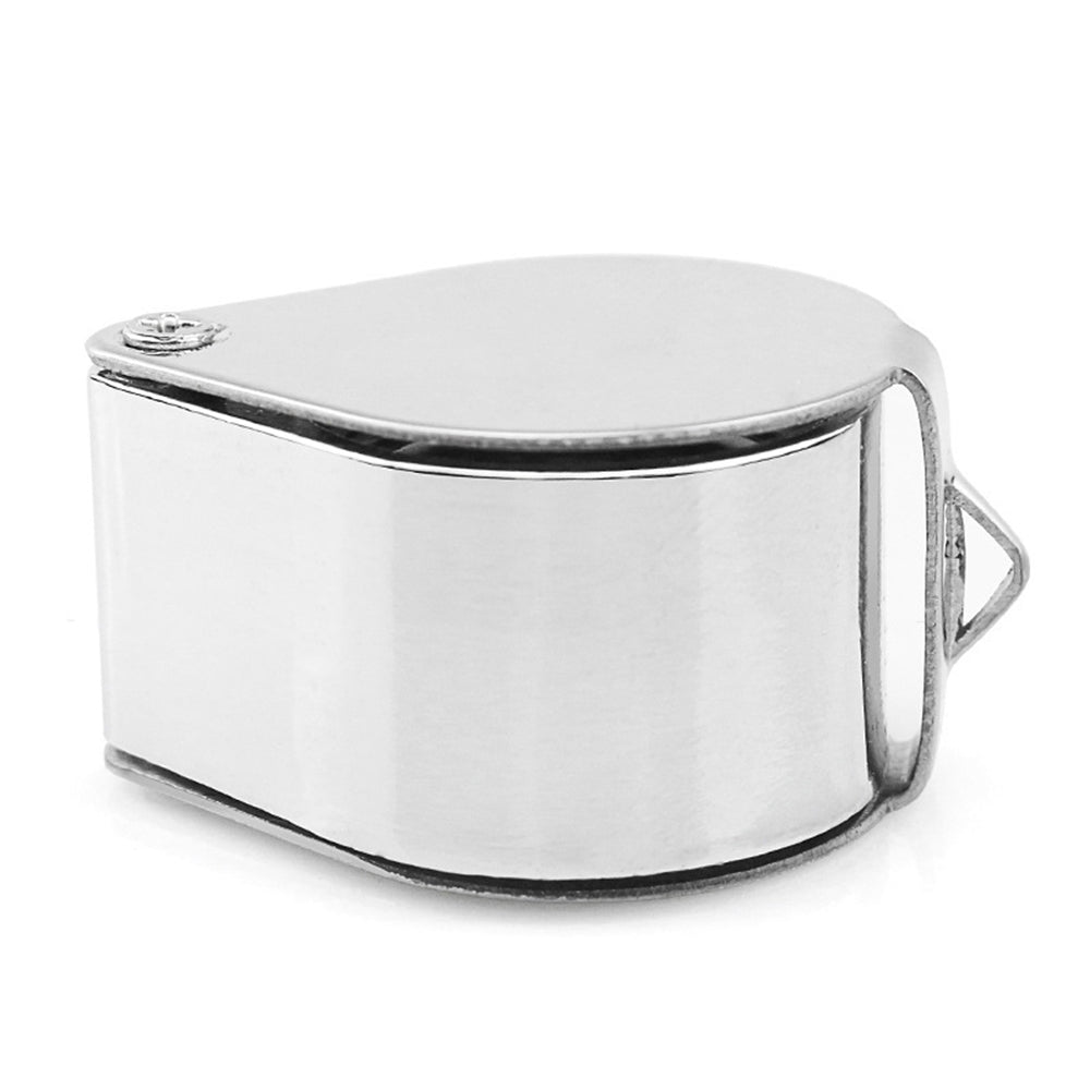 2Pcs 30X Pocket Jewelers Loupe Magnifier Magnifying Glass