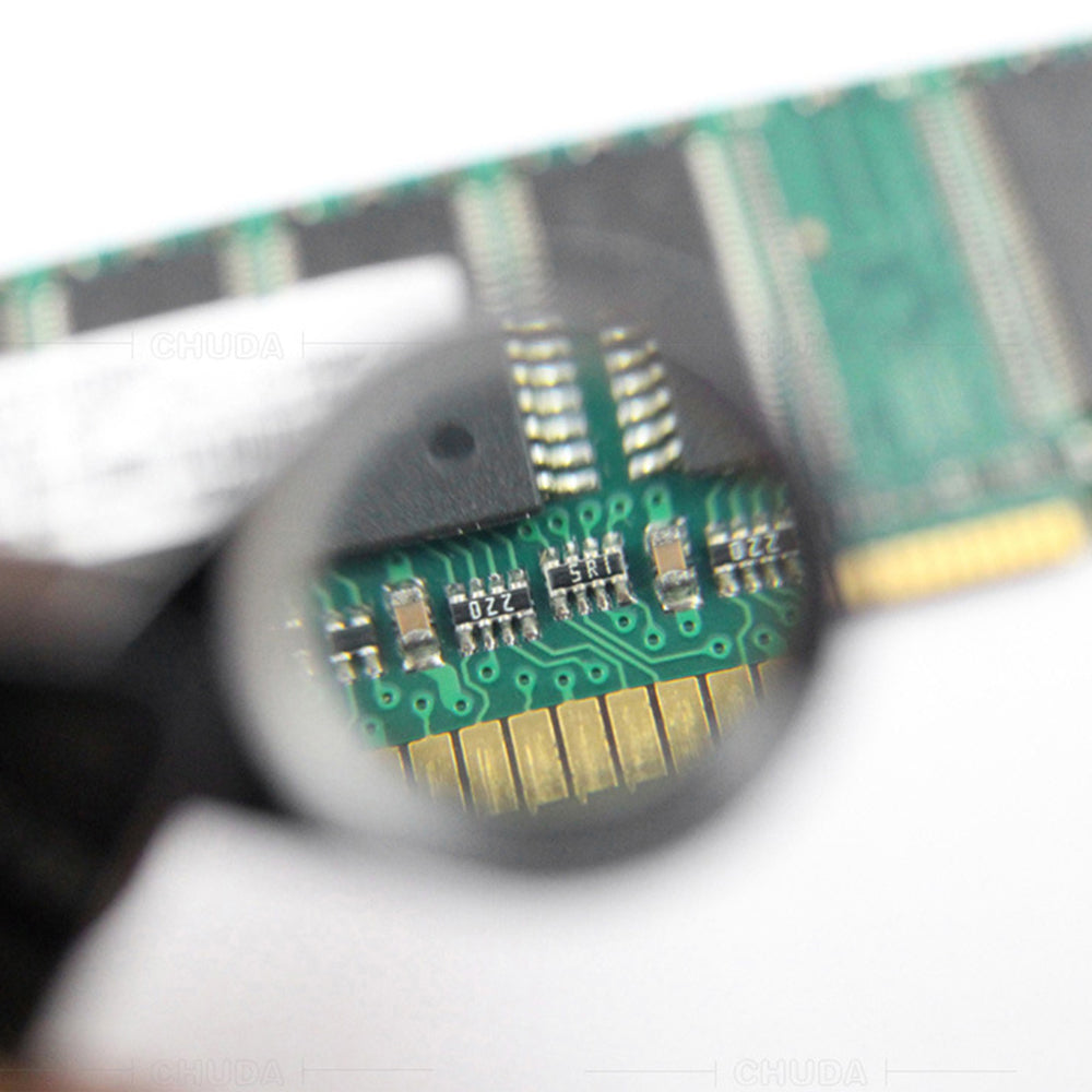 2Pcs 30X Pocket Jewelers Loupe Magnifier Magnifying Glass