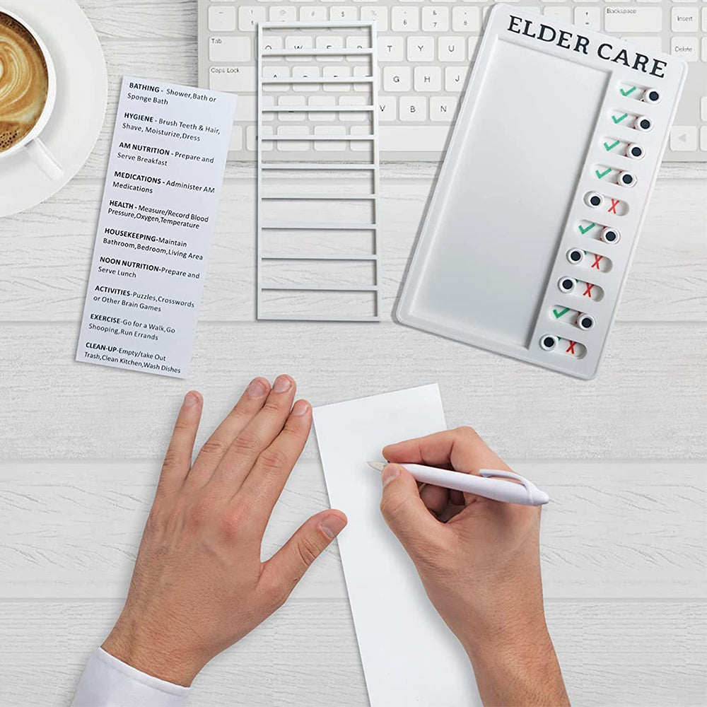Elder Care Memo Board Daily Affairs Checklist