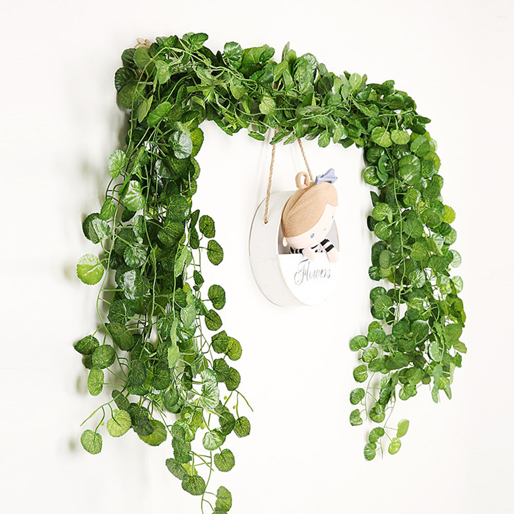 12pcs 2M Artificial Ivy Vine Leaf Garland Plant Decor Style 2