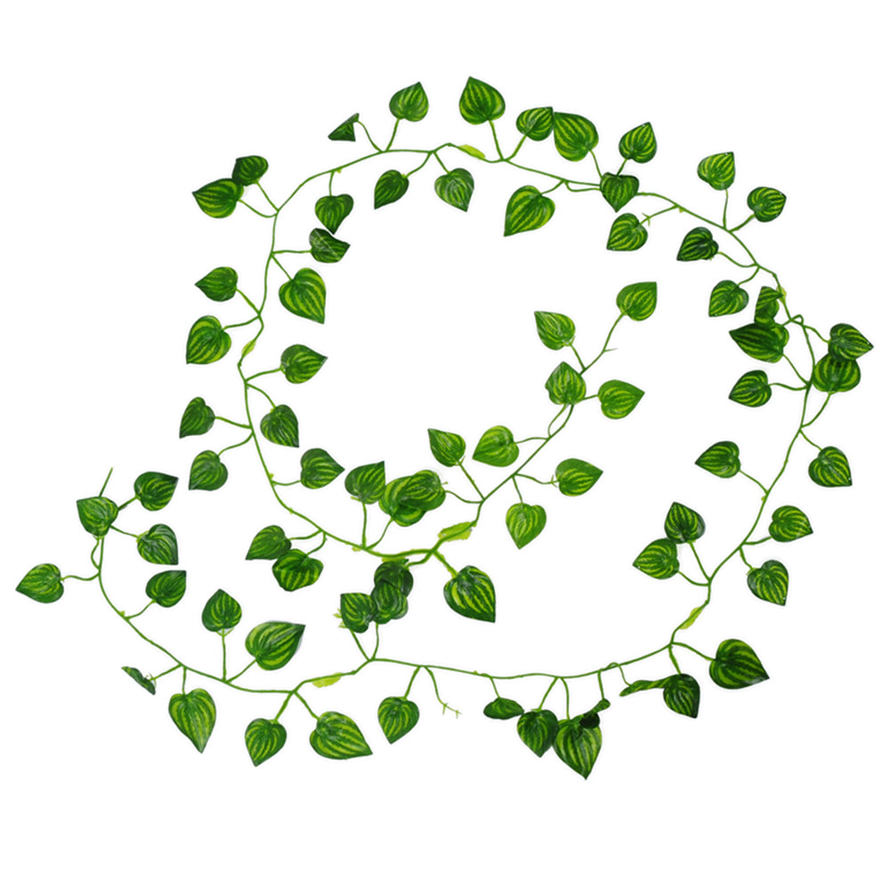 12pcs 2M Artificial Ivy Vine Leaf Garland Plant Decor Style 3