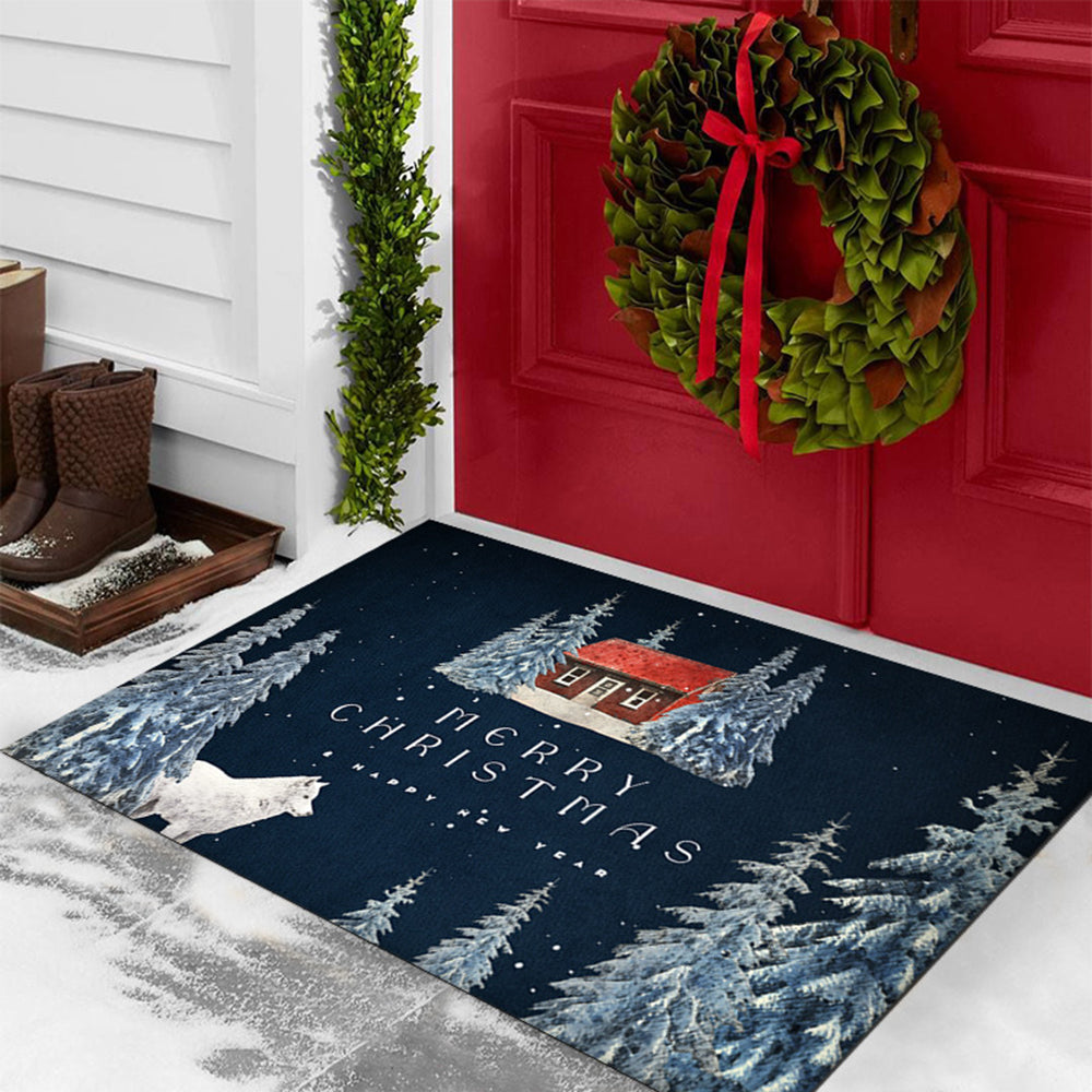 Christmas Door Mat Outdoor Welcome Doormat Style 1