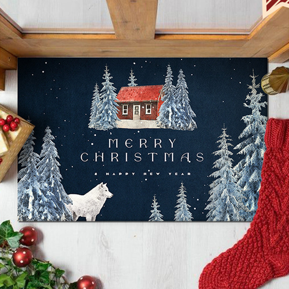 Christmas Door Mat Outdoor Welcome Doormat Style 1