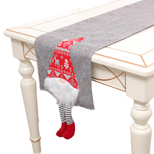 Christmas Table Runner Xmas Table Decor Grey