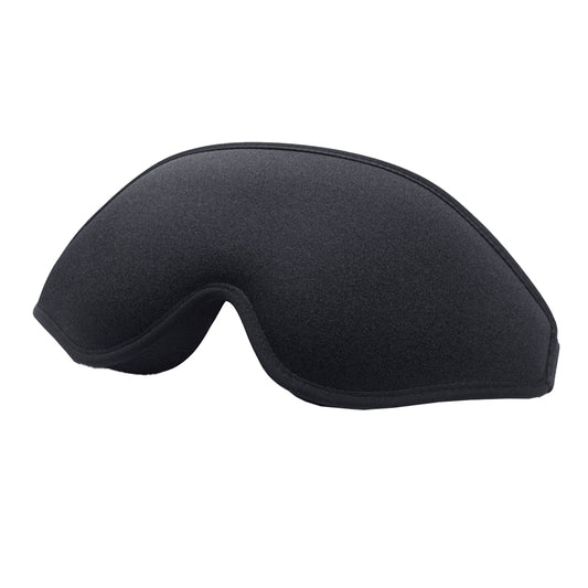 1 X Travel 3D Sleep Eye Mask Soft Deep Contoured Eye Covers Adjustable Sleeping Blindfold Black