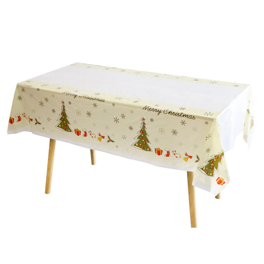 2X Disposable 274x137cm Christmas Tablecloth Style 1