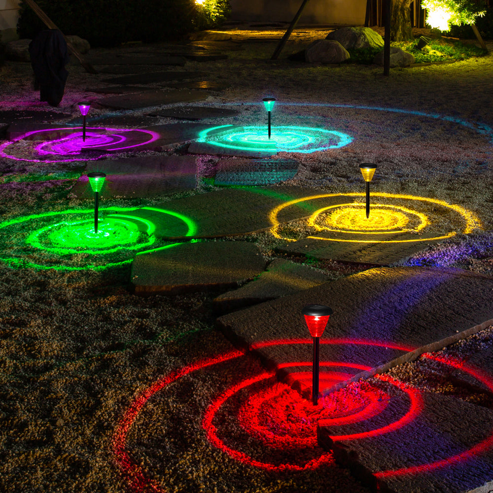 2Pcs Solar LED Lawn Light