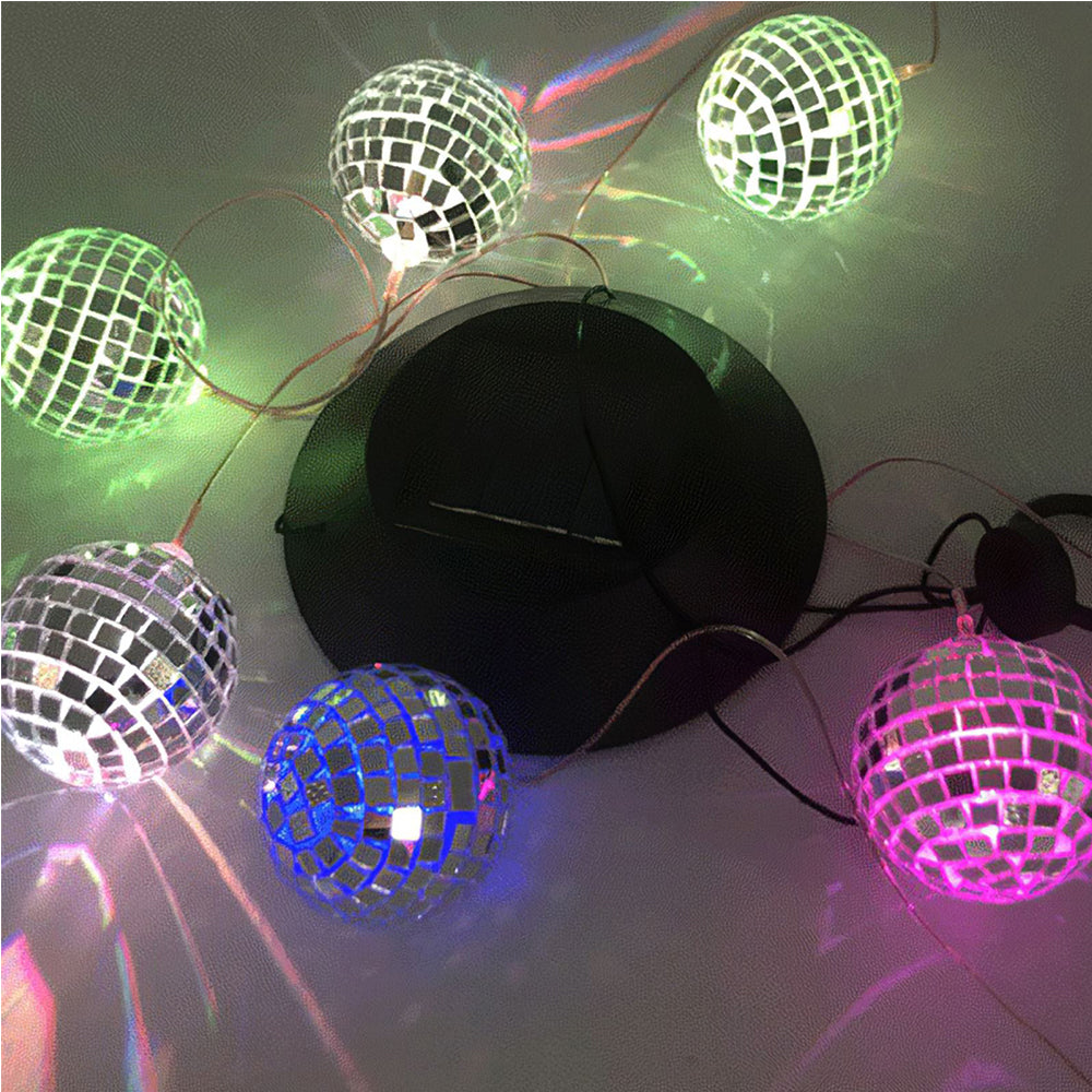 Solar Powered Disco Ball LED Wind Chime Lights