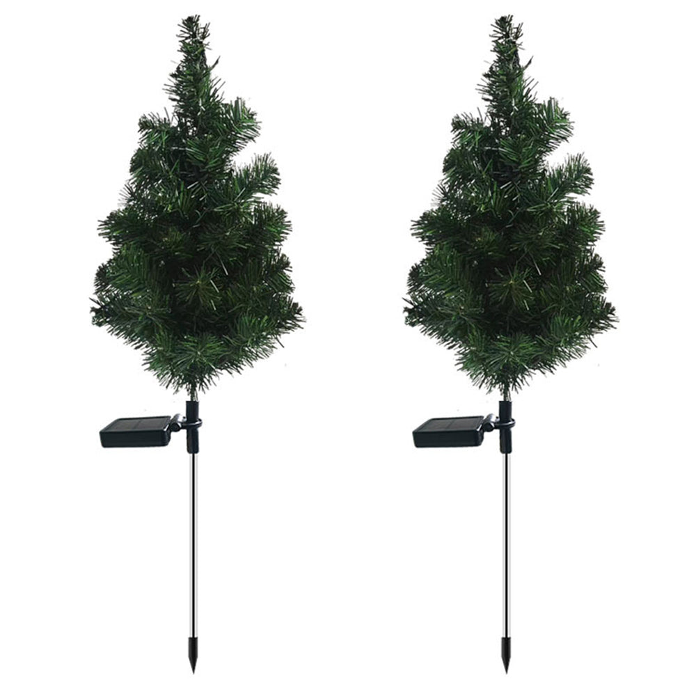 2 X Christmas Tree Light 20LEDs Solar Lights Christmas Lamps Garden Decor
