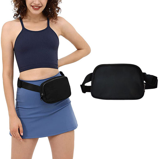 Belt Bag with Adjustable Strap Black
