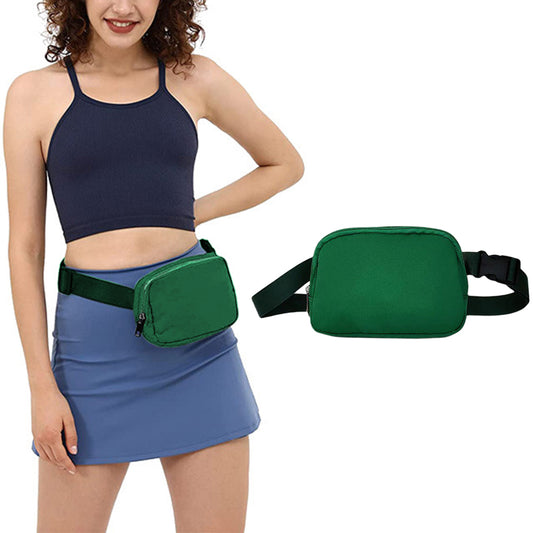 Belt Bag with Adjustable Strap Green