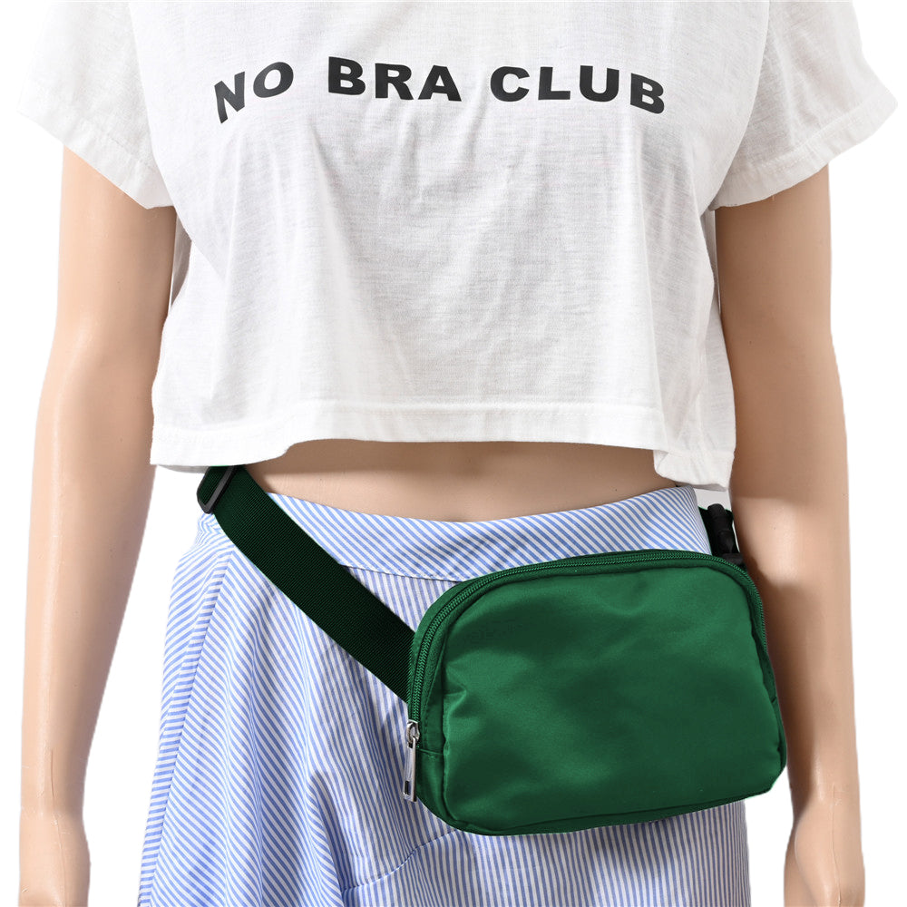 Belt Bag with Adjustable Strap Green