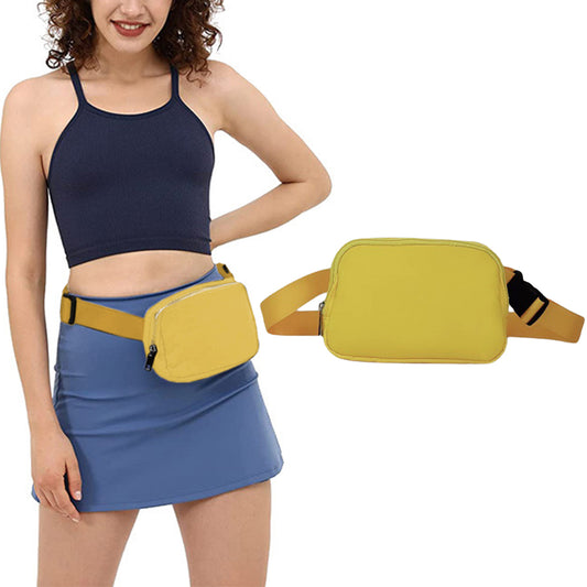 Belt Bag with Adjustable Strap Yellow