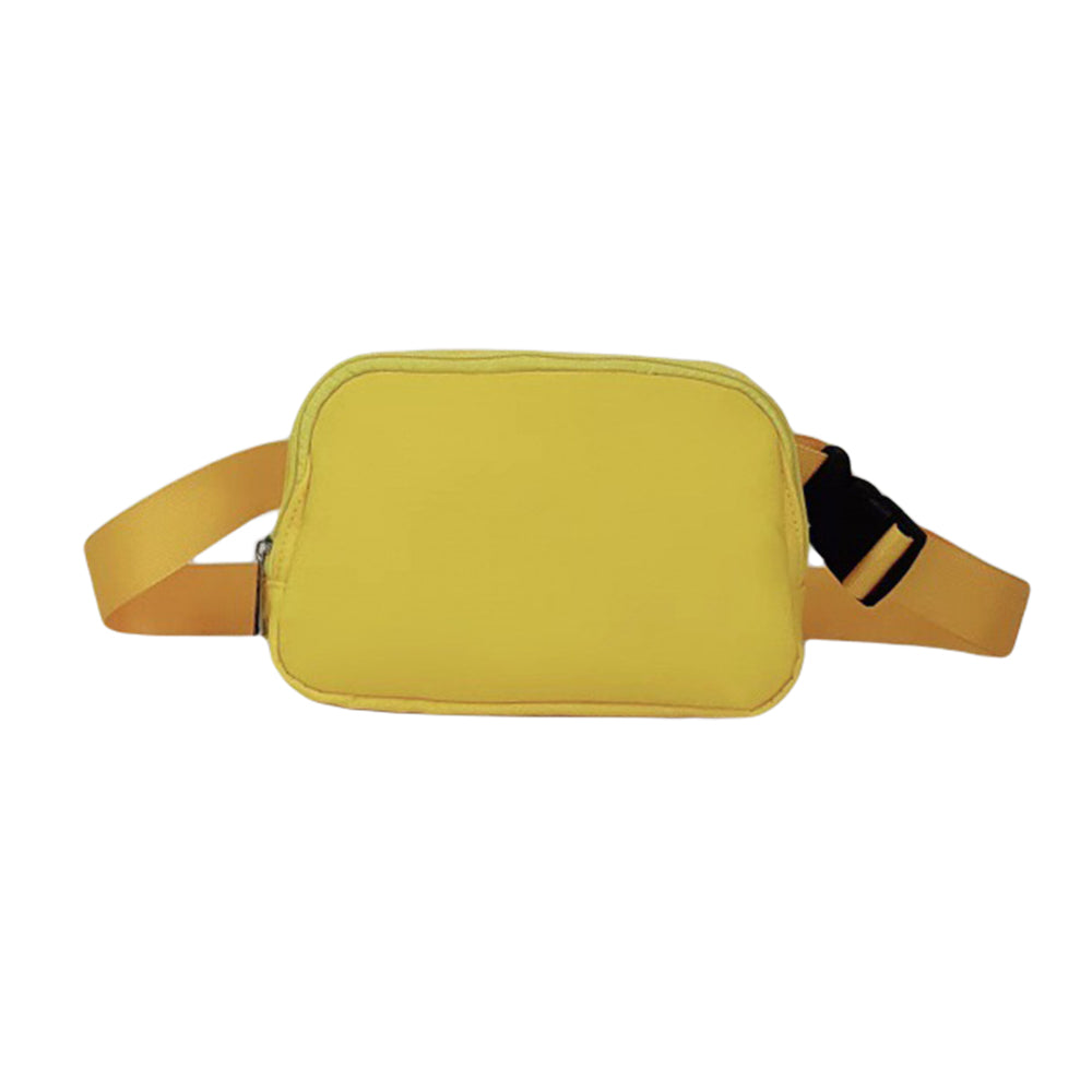 Belt Bag with Adjustable Strap Yellow