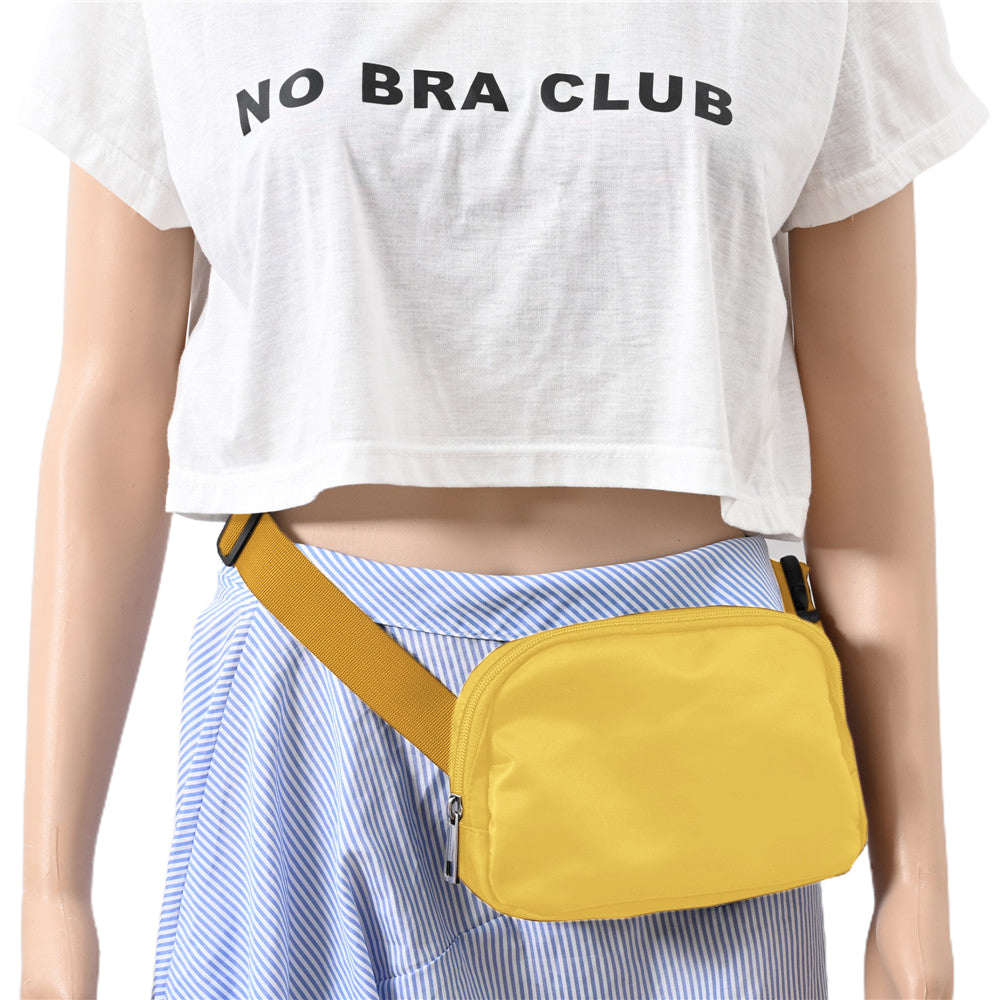 Belt Bag with Adjustable Strap Yellow