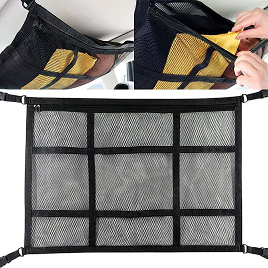 Universal Car Roof Ceiling Storage Net Pocket
