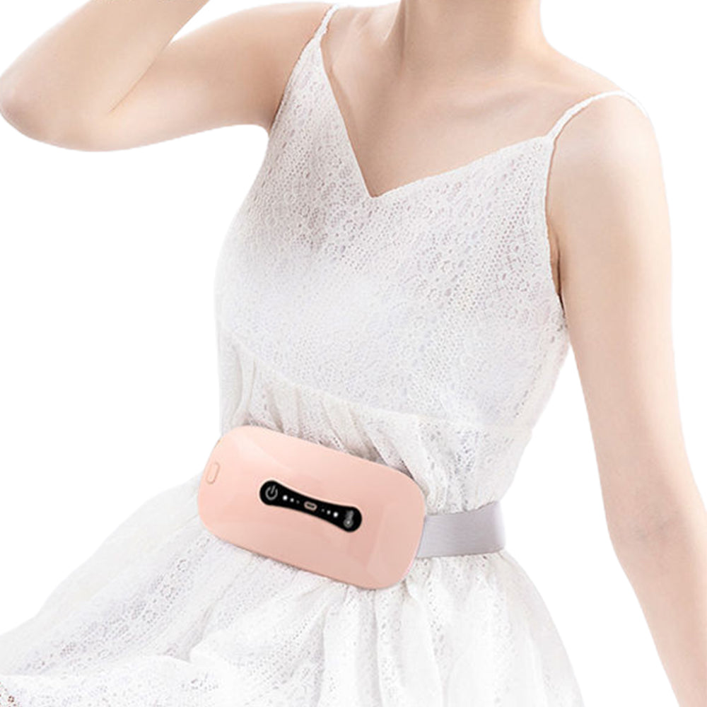 Menstrual Pain Relief Heating Waist Belt Pink