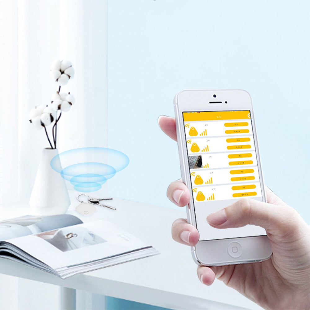 Bluetooth Key Finder Pet Tracker White