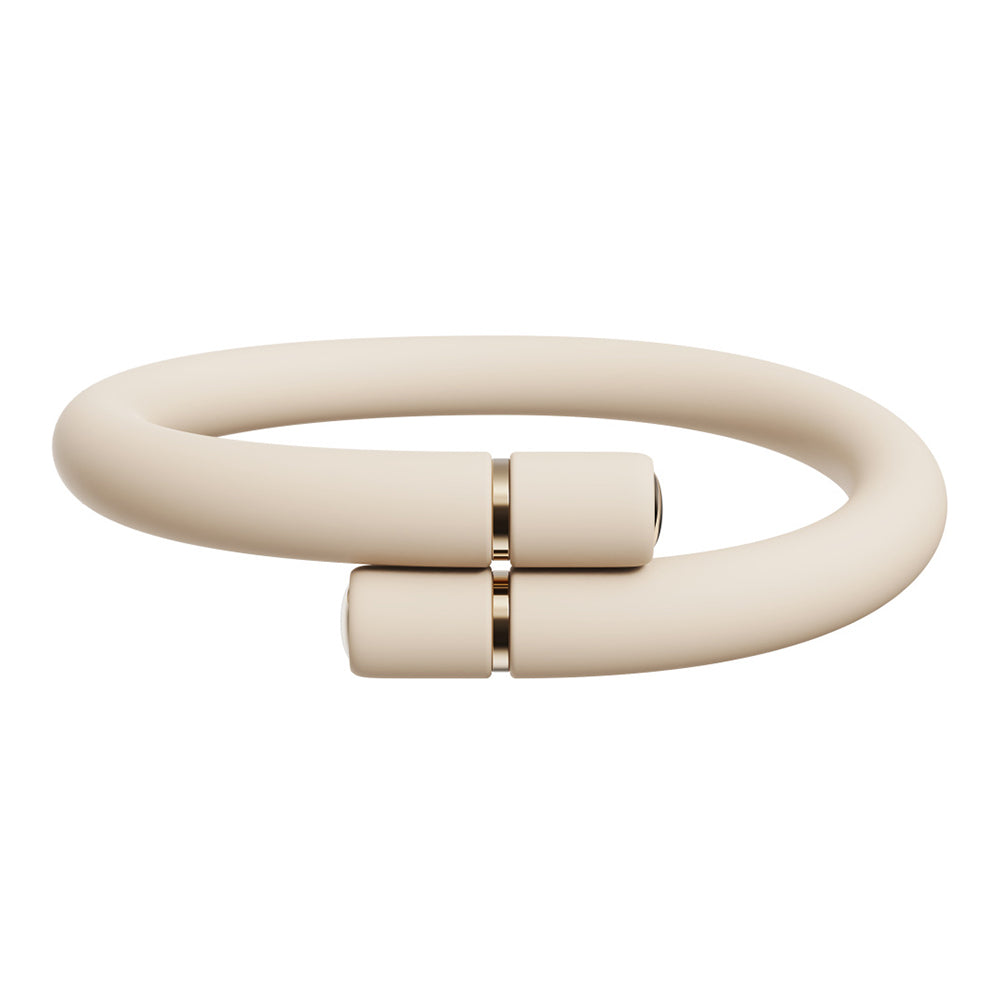 Silicone Mosquito Repellent Bracelet with 6 Replacement Sticks Beige