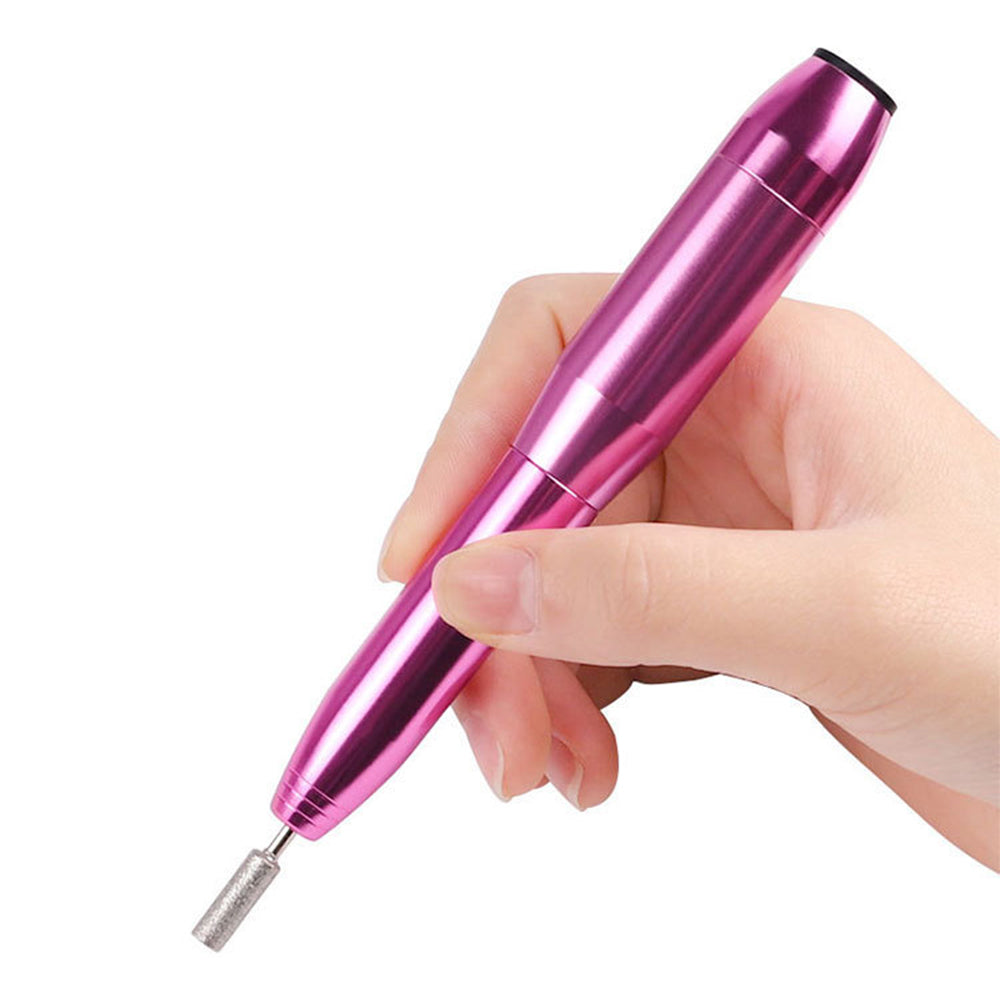 Portable Nail Drill Machine Kit Rose Red